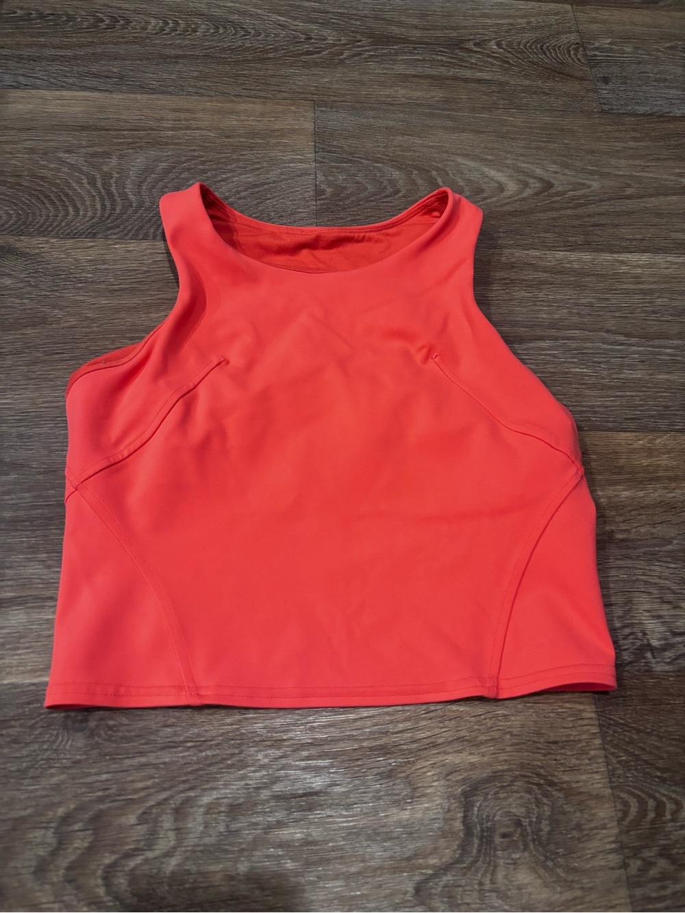 Lululemon Invigorate Training Tank Sz 6 Pale Raspberry Everlux Cropped Bra